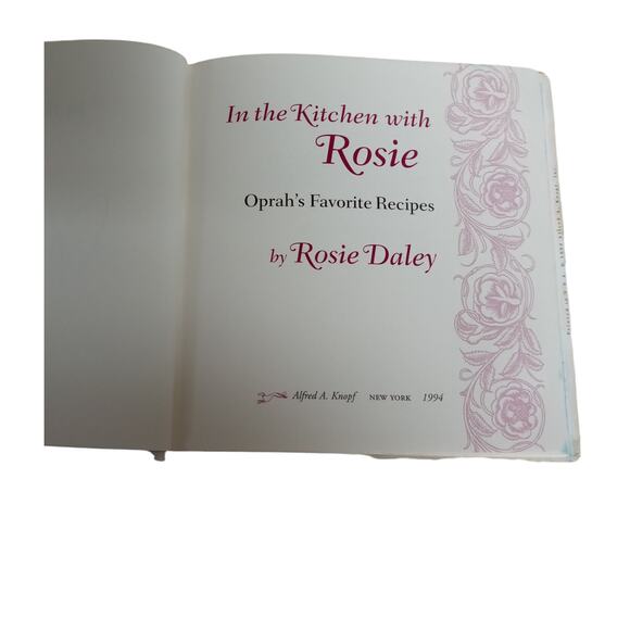 In the Kitchen with Rosie Oprah’s Favorite Recipes Cookbook 1994 Low Fat Vintage - Picture 7 of 11